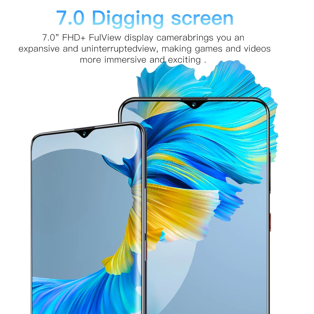 Новинка mate40 pro 7 0 дюймов разблокированный мобильный телефон huawei 5g