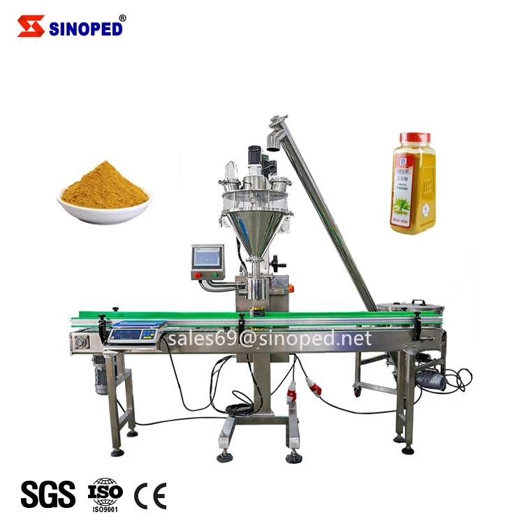 1 kg soy flour pod powder Bottle Pot Vase Filling packing machine  for Wheat Corn Potato Starch used in small food industry