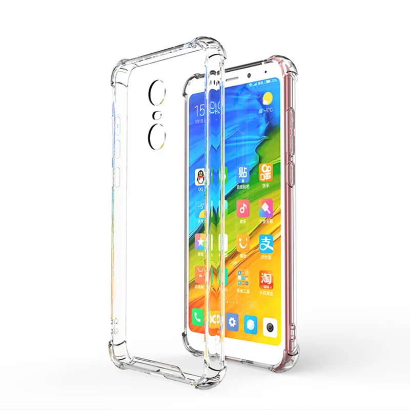 Mobile Phone Accessories Shockproof Clear Transparent Protective Cover Cell Phone Case for I phone 7