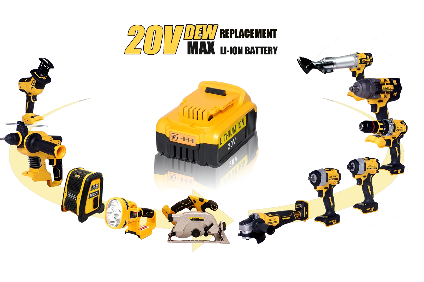 High Quality Household Cordless Tool Combo Kits 20V Lithium battery operated hand Cordless Power woodworking Tool Set