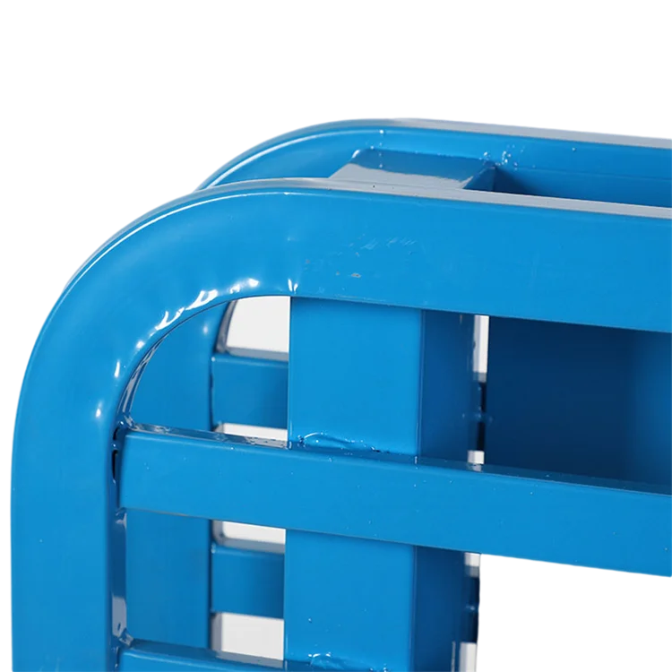 Factory customized sales Transportation Rounded logistics tray Double sided forked full steel pallet