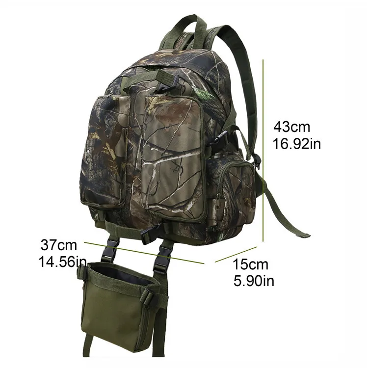 Water Resistant 3 Days Printed Backpack Men Outdoor Tactical Camping Duck Hunting Backpack