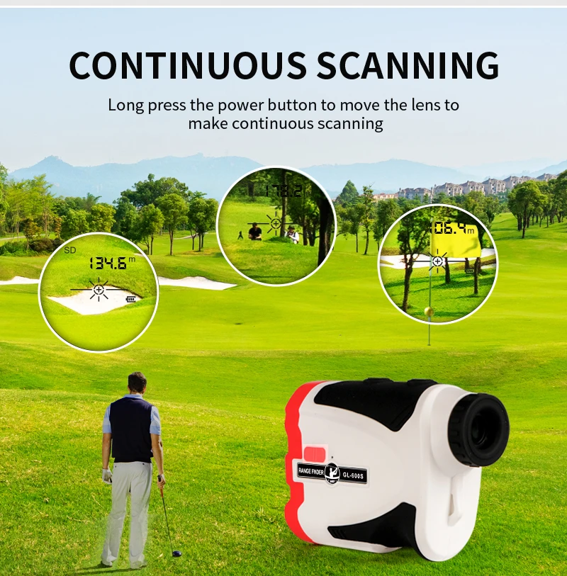 Bosean 6*24 1000m laser angle finder with laser height measurement 600M Long Distance meter laser rangefinder distance
