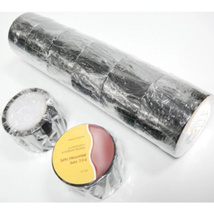 Pipe Corrosion Protective Pvc Wrapping Self Adhesive Tape Black