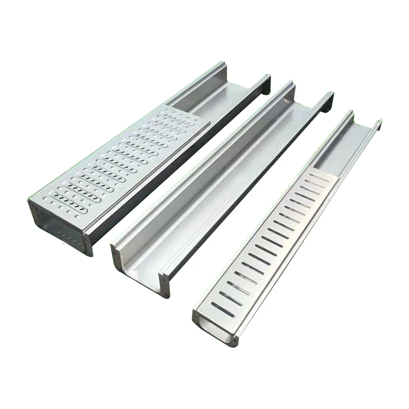 Stainless Steel Garage Drain Floor Trench Cover Drainage Channel for Cable Protection