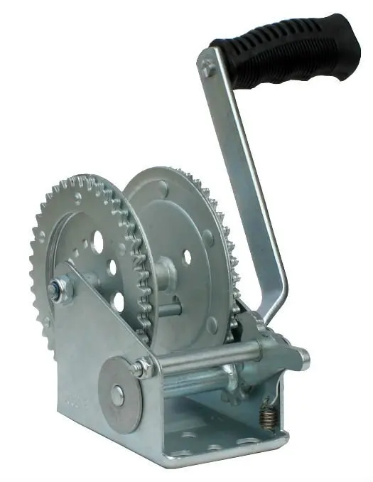 Manual Hand Winch Hand Operated Winches 2000LBS   mini portable winch 907kgs