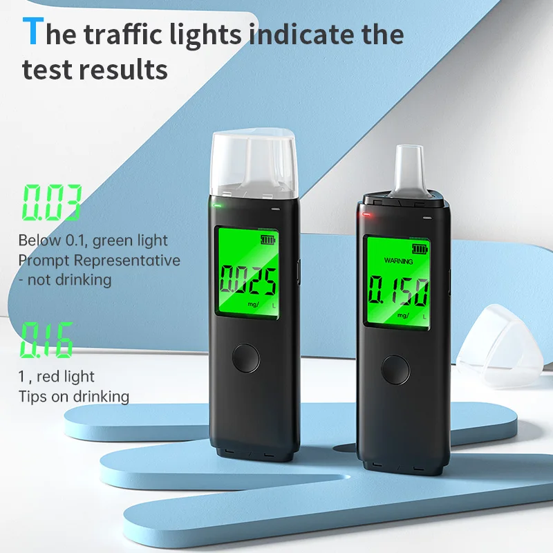 alcoholmeter ALCO Alcotester breath alcohol tester Breathalyzer digital for home/personal use/gift Mr black 05