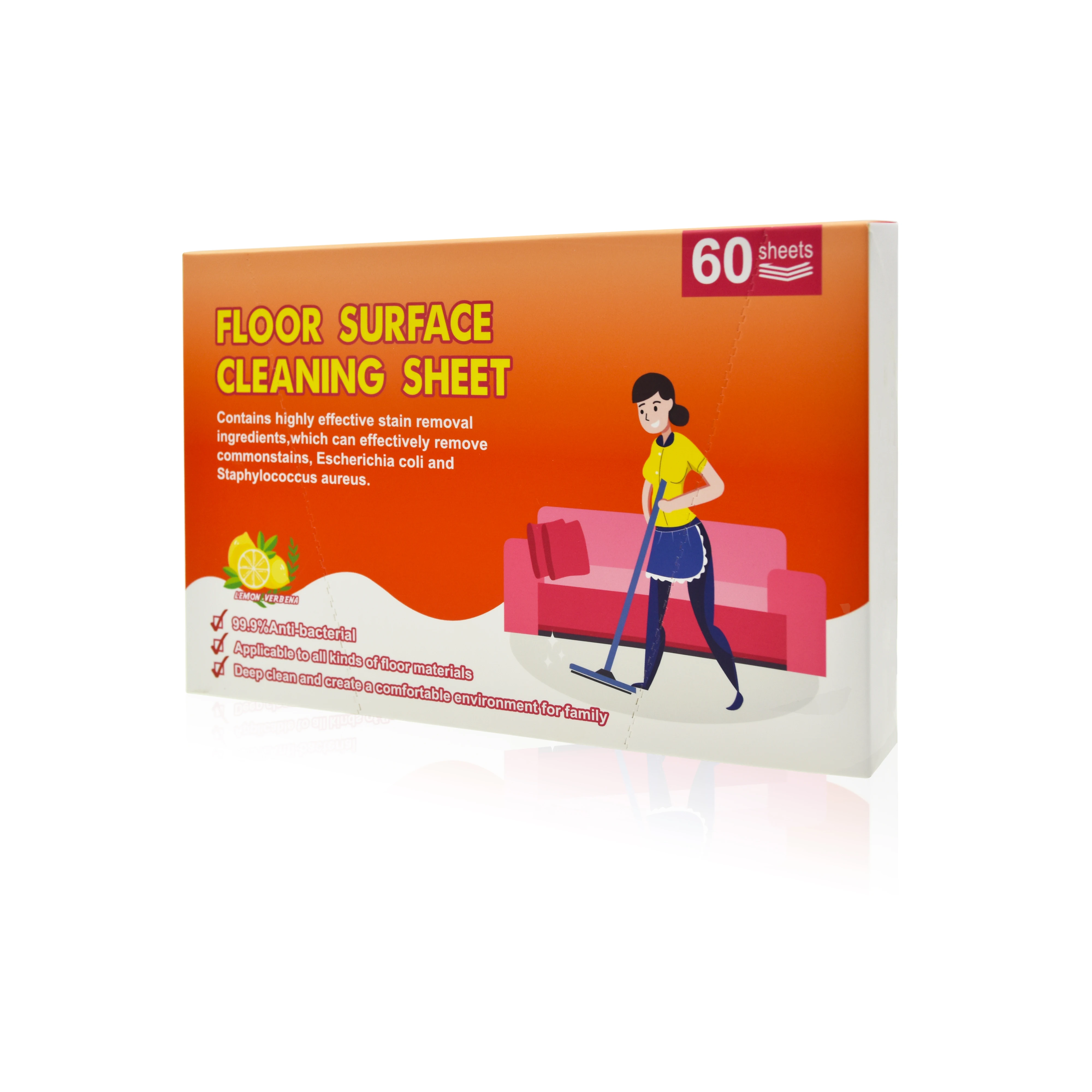 hot selling eco-friendly  wood tile and ceramic tile floor cleaning sheets, floor cleaning sheet