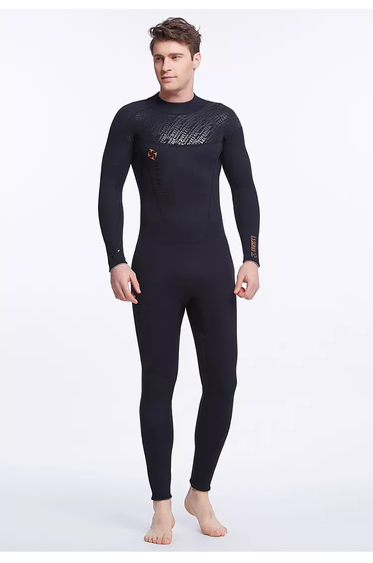 Гидрокостюм 3 мм для мужчин и женщин, неопреновый утолщенный теплый гидрокостюм, цельный костюм для глубокого Снорклинга и серфинга