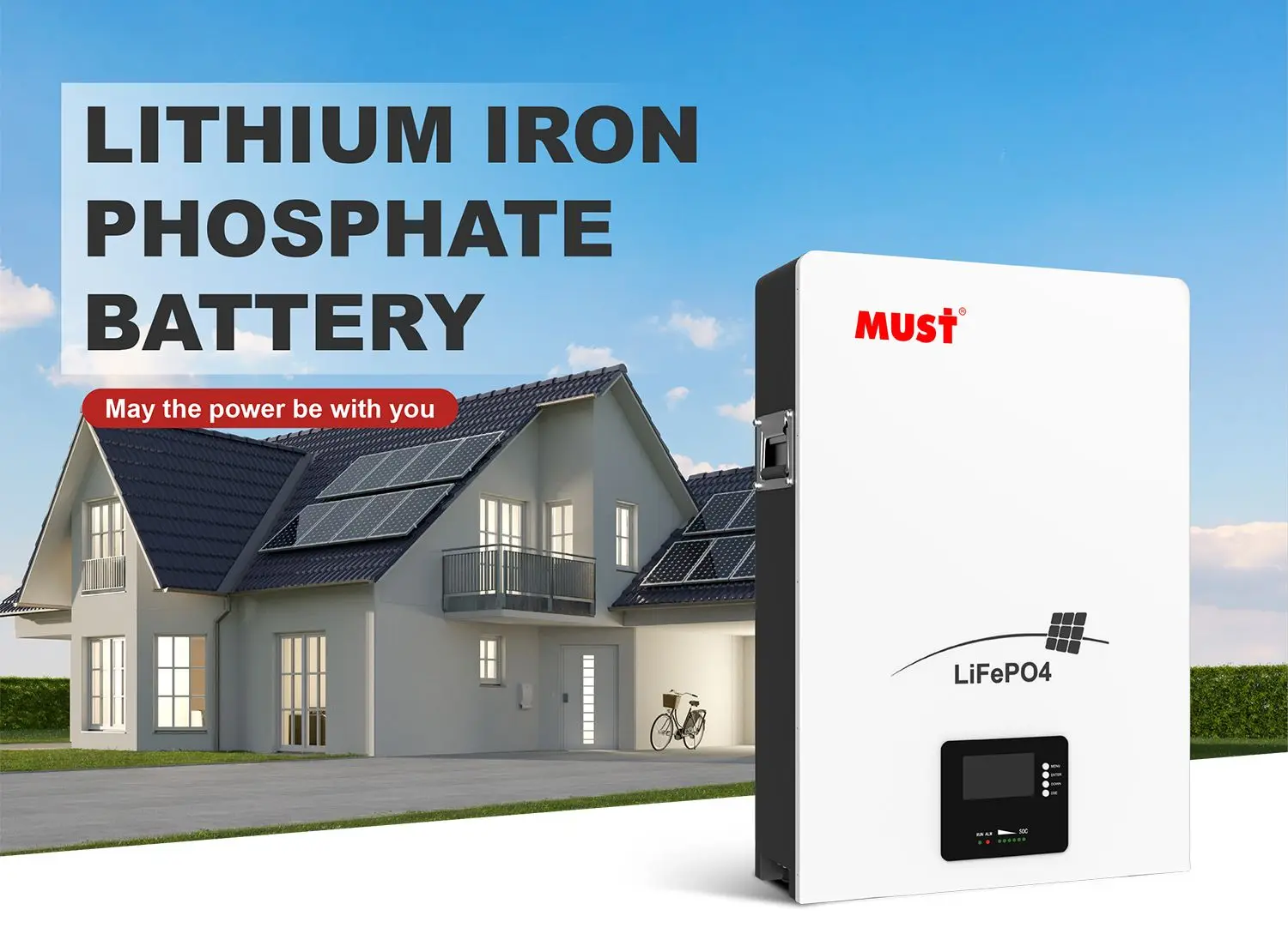 Must LP1600 24 В 100Ah 200Ah powerwall литиевые станции для хранения энергии 48 lifepo4 батарея
