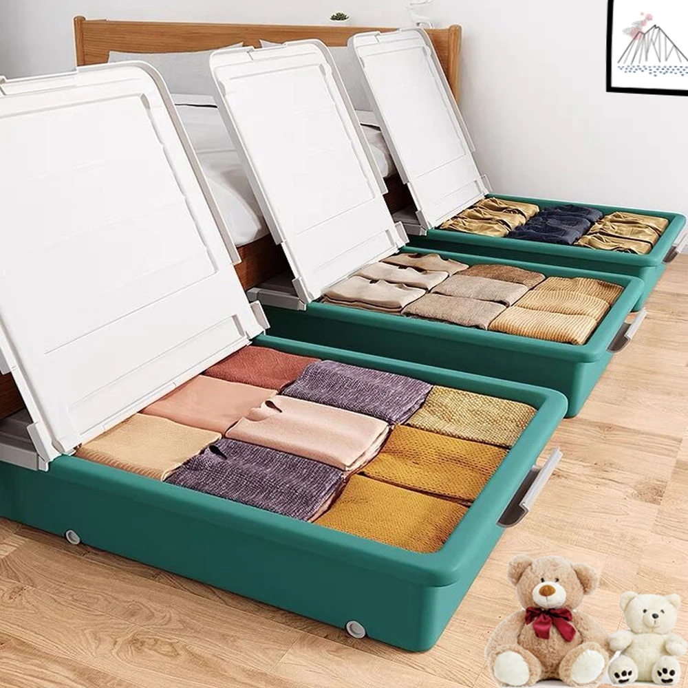 Best price OEM ODM big home organization plastic storage boxes for clothes