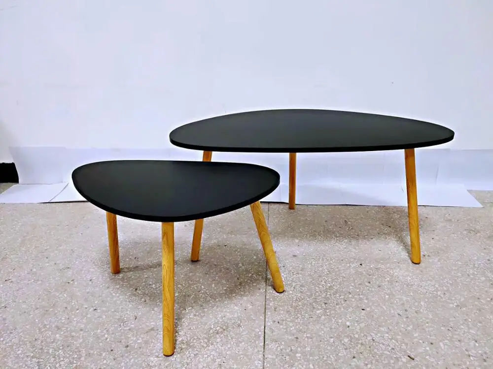 New Design Modern Style MDF Wood Hotel Coffee Tables For Living