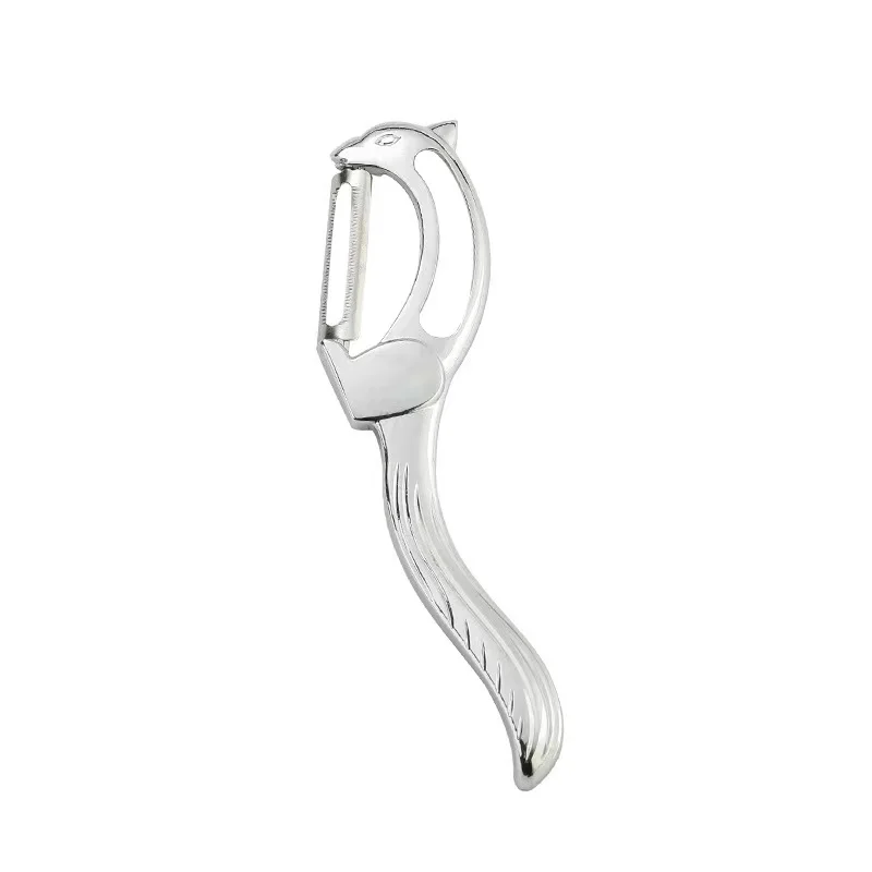 Hot Sale Mirror Finished Zinc Alloy  Creative Squirrel-Sharp wonder peeler miracle peeler Fancy Vegetable Peeler