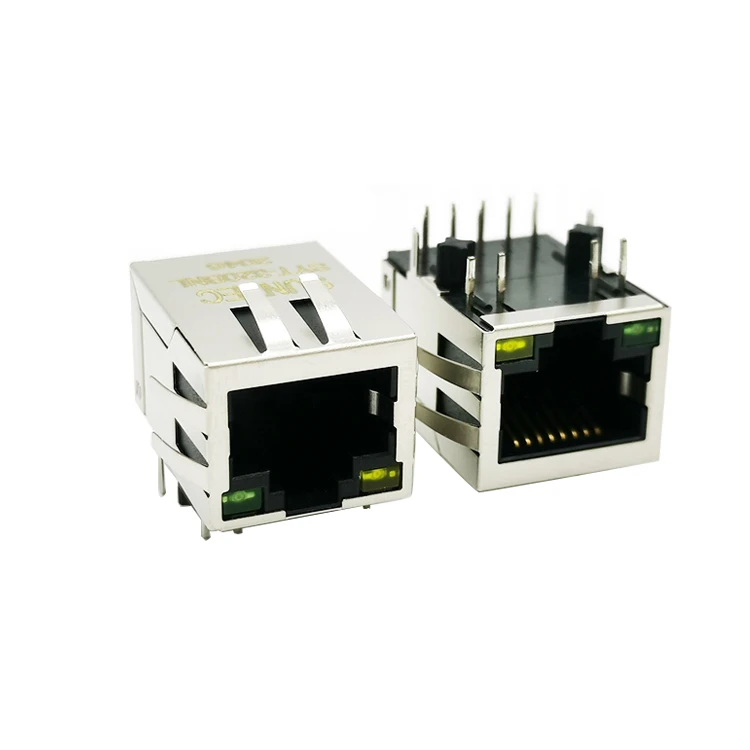 SYT-320BNL 1 port 1000 Base-T Single port With light and shield  Integrated filter  Industrial  RJ45  Connector
