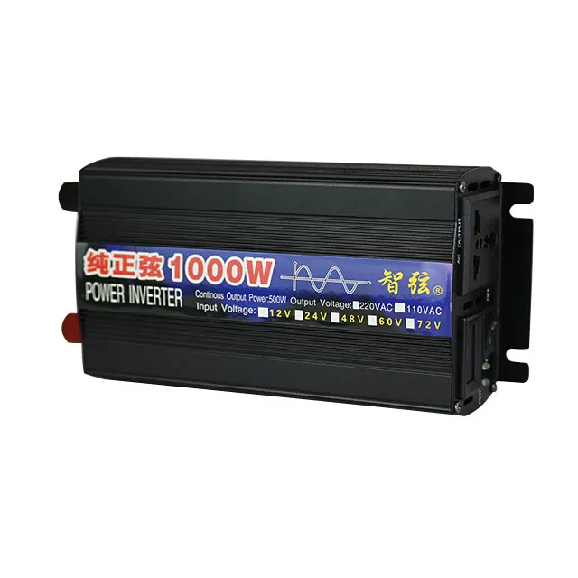 China Supplier 1KW 2KW 3KW Pure Sine Wave Inverter DC 12V 24V 48V 60V To AC 220V 230V 240V solar inverter price