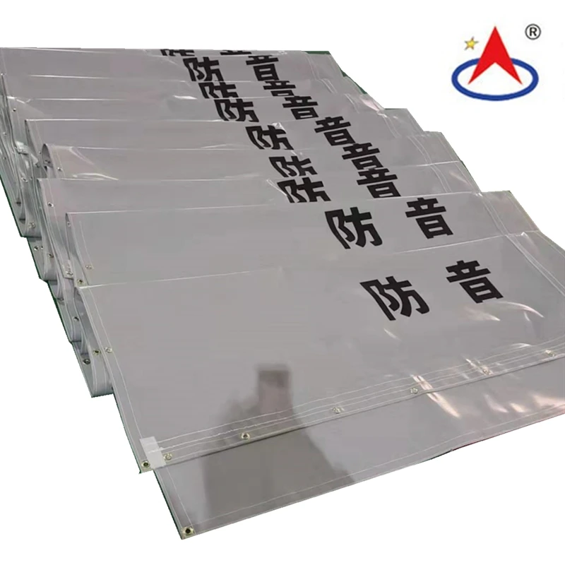 Construction site Noise barrier canvas Fire rated noise barrier sheet