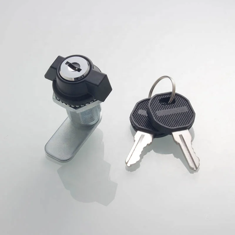 
Hengzhu MS408 Knob Cam Lock Mailbox Industrial Cabinet Cam Lock Zinc Alloy Black Quarter Turn Latch Cam Lock 