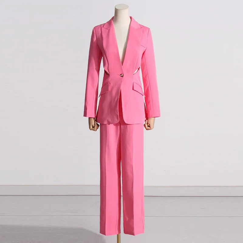 New Arrivals Ladies Elegant Suits Set For Women Blazer And Pants Set Business Suits