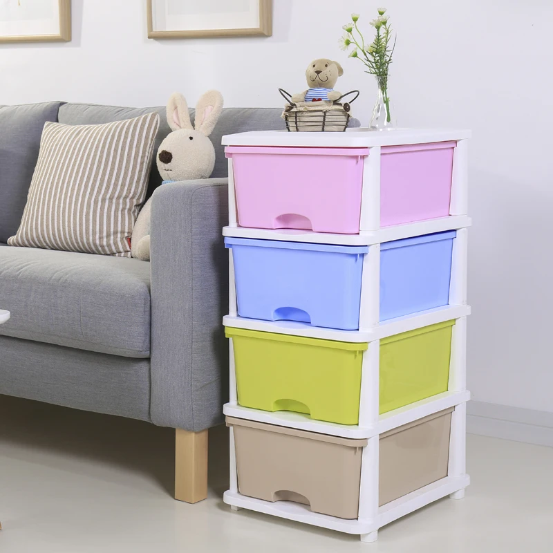Factory direct selling storage drawer multilayer cheap plastic plastics storage cabinet drawers