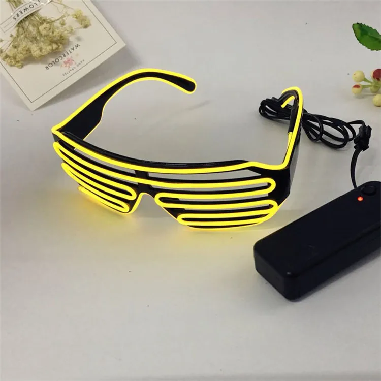 
2020 party multicolor led glow glasses light up LED glasses toys decorative mask 