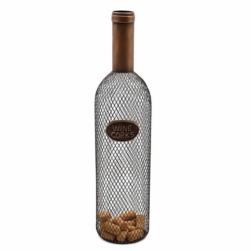 Оптовая продажа, металлический подарок на новоселье, Декоративная пробка для вина, декоративный держатель для кошачьего вина