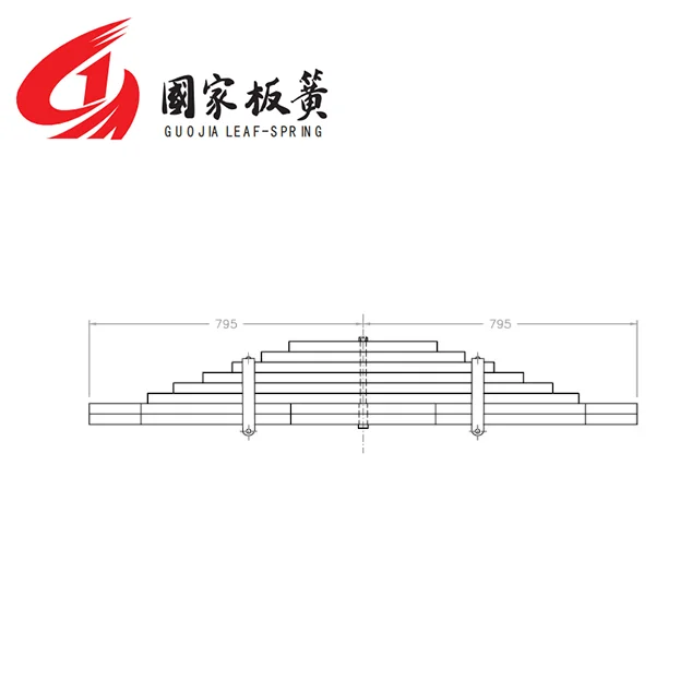 Scania OE 1547824 leaf springs for Japanese truck suspension Scania 114