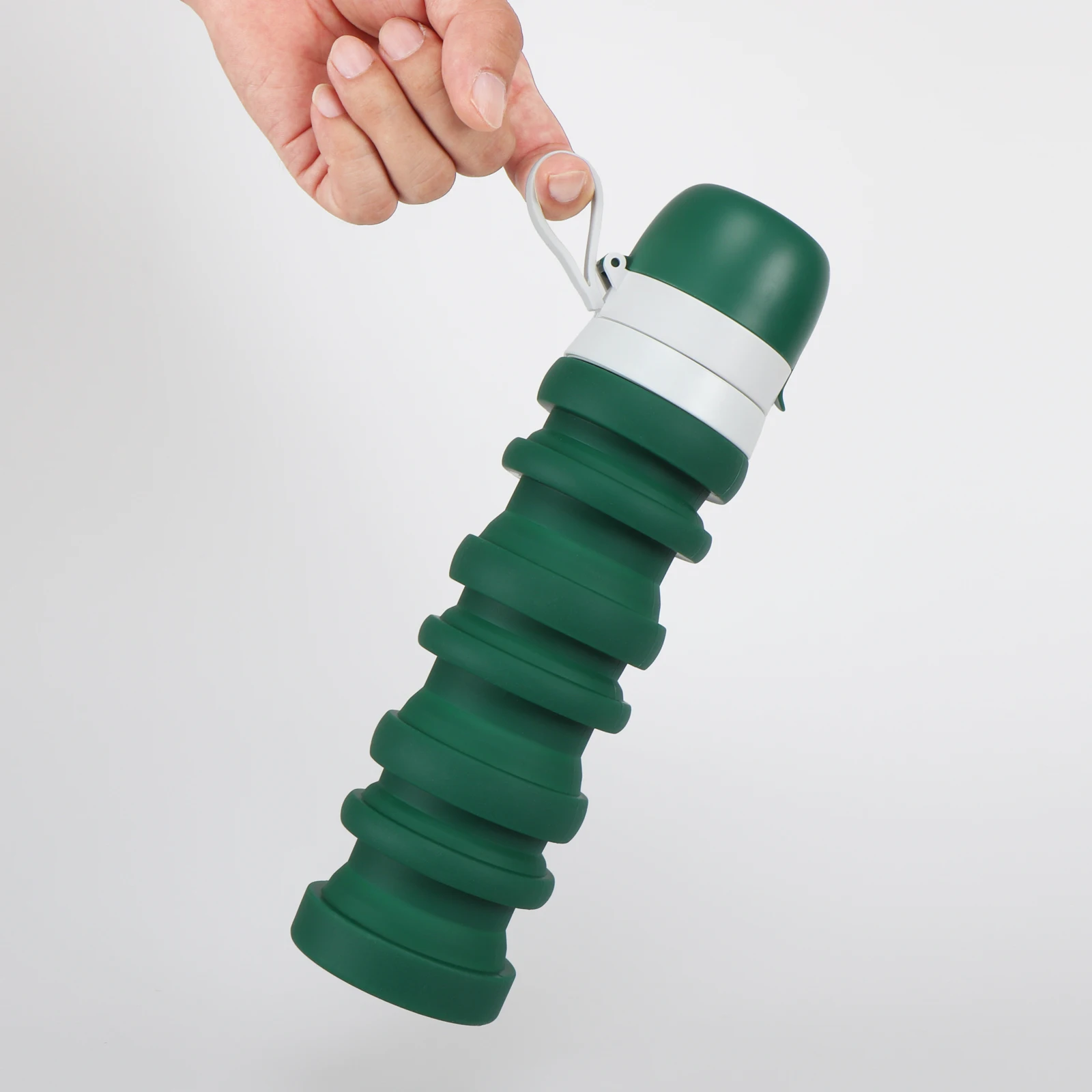 OEM Travel Camping Folding Drinking Bottles Collapsible Silicone Travel Hiking Running Water Filter bottle