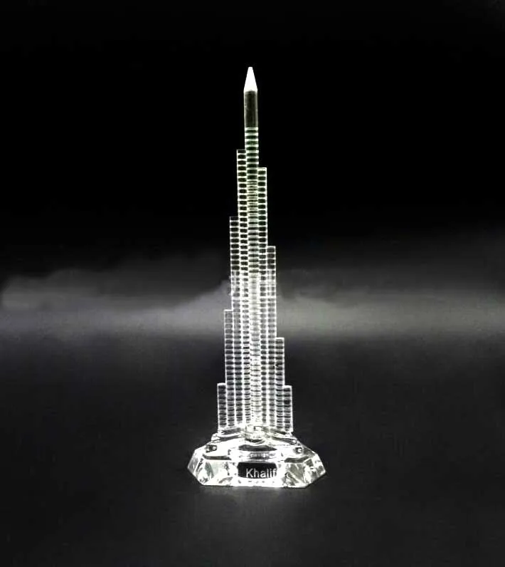 Crystal Dubai Burj Khalifa Tower Souvenir