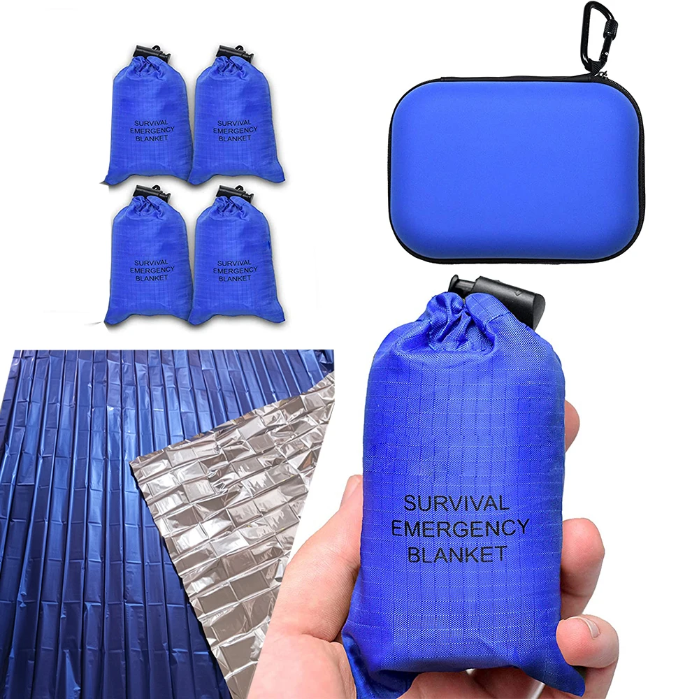 disposable foil thermal mylar emergency blankets for outdoor emergency heat reflective  blanket survival sheet