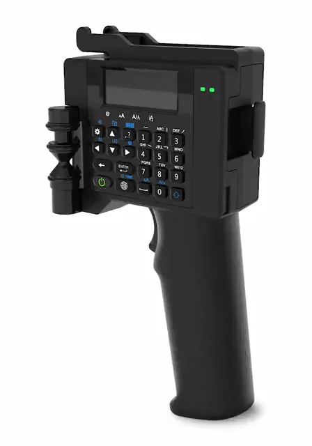 зайн кнопочного типа разведки ручной цветной принтер с четыром картриджим, для отмечены на деревянной коробки и другие материалы