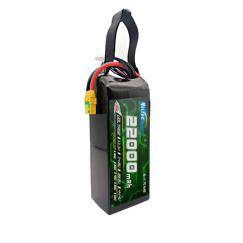 HeltecEnergy Long cycle UAV high C-rating 50C 60C 22.2V 14.8V 11.1V 7.4V 22000mAh 25C 35C NMC Li-ion Battery for Drone and UAV