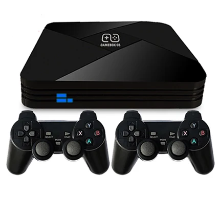 Hot selling Game box having over 5000 games arcade Dual system mini TV 2 player gamepad set console gamebox support OEM Logo