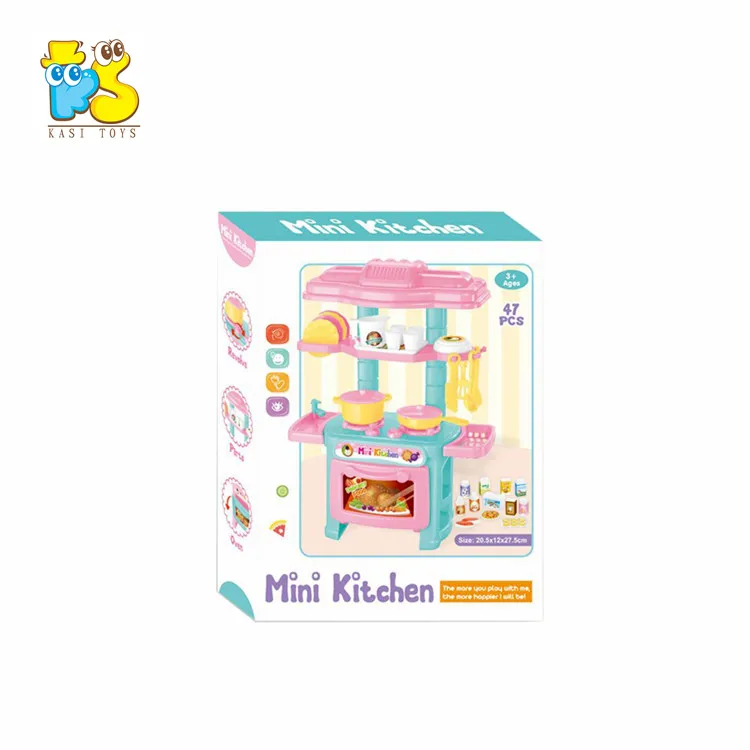 Hot sale pretend play toys mini cooking set diy mini kitchen toys