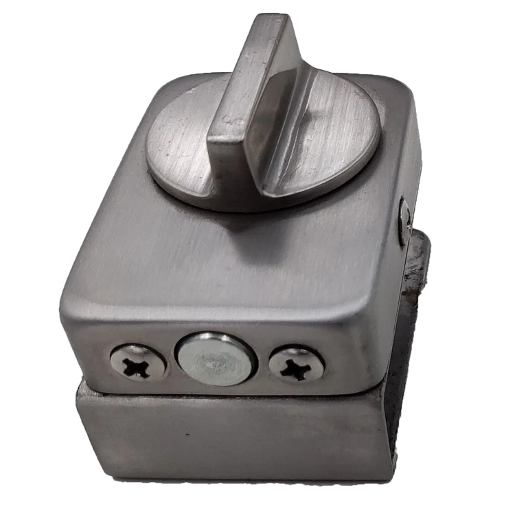 Security Stainless Steel Commercial Swing Sliding Glass Door Central Lock for Tempered Glass Door