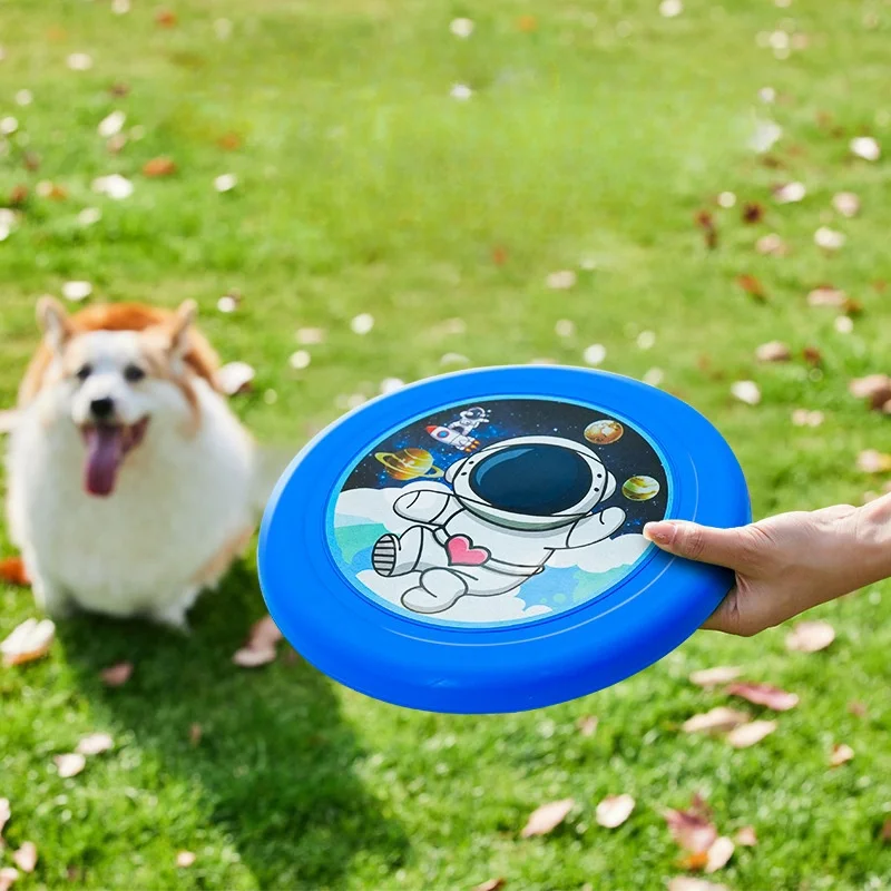 Factory custom logo colorful mini flying disc cartoon printing kids soft pu frisbee for reflexes exercise