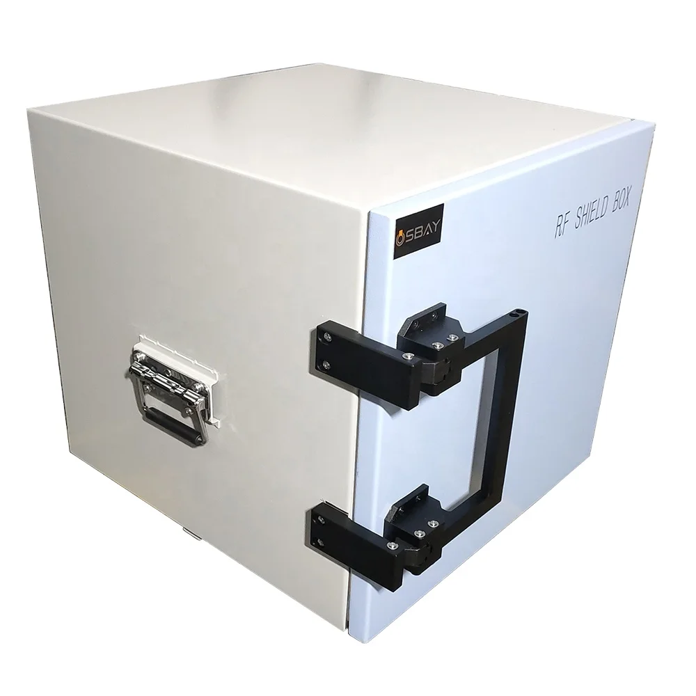 50*50*50CM Stainless Steel RF Test Shield Box 4G 5G 6G GSM  Wifi Bluetooth RF Shield Box For Mobile Phone Testing