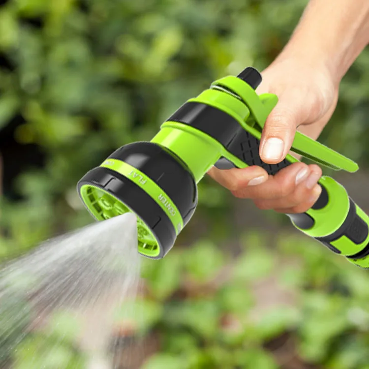 8 Functional high pressure car wash nozzle / garden hose spray nozzle with soap dispenser