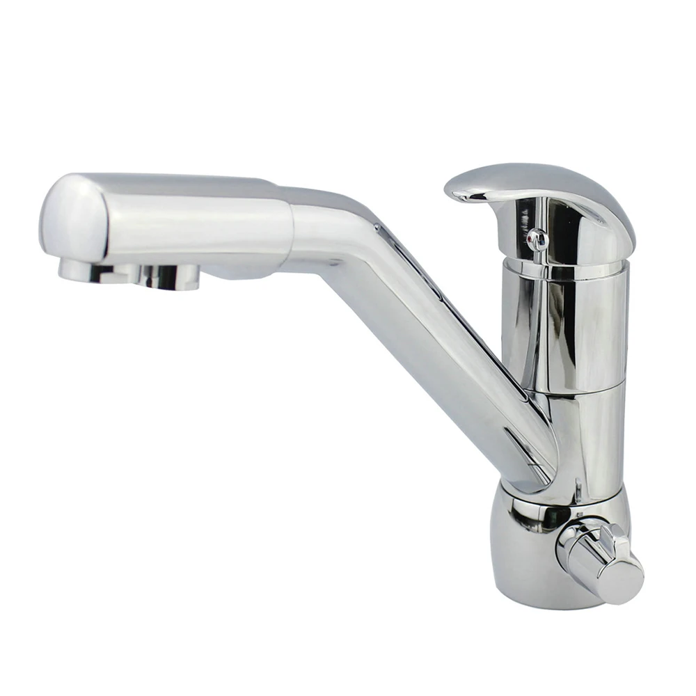Hot Selling Italian Kitchen Faucets Triangle Kitchen Faucets Three Way Kitchen Hot Cold Purier Water Mixer Tap