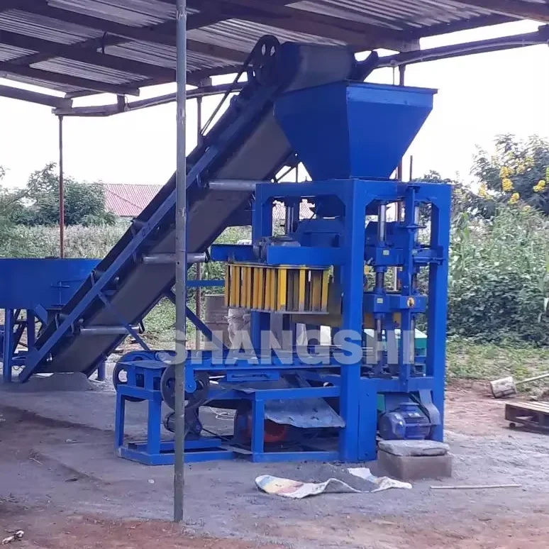 Small Semi-automatic Cement Concrete Block Paving Brick Curb Stone Making Machine and Production Line Price