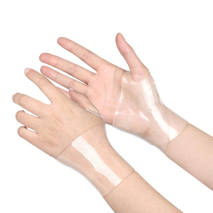 Sebs Glove  Wrist Sprain Fixed Wrist Cover Gel Thumb Cover Mouse Hand Protection Gel Self-adhesive Adjustable Wrist Protector