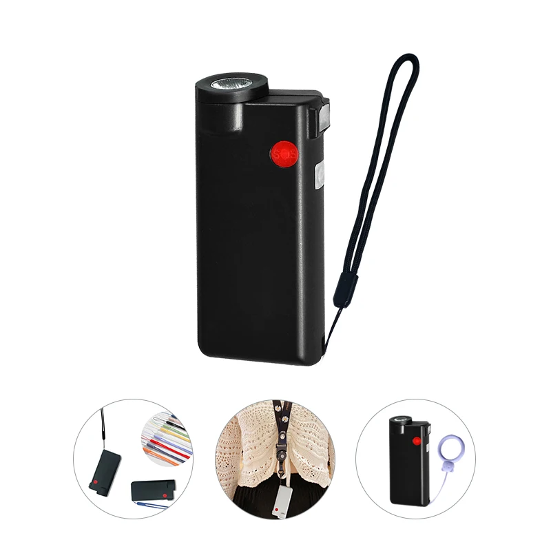 Emergency SOS Alarm Personal 120 Db With Led Flashlight Personal Self Defensey Alarm For Women Kids And Elders