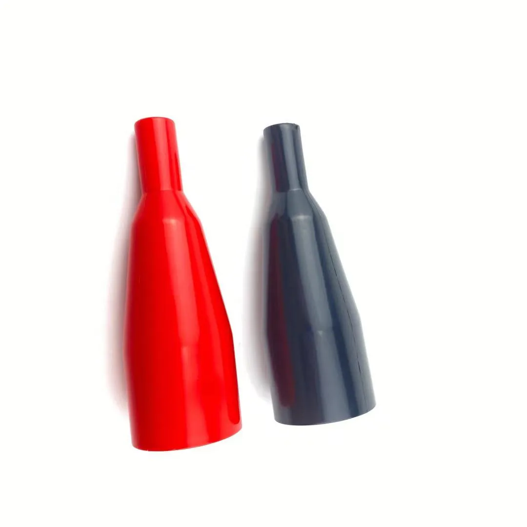 YUHUA 100Amps Metal Solid Copper Alligator Clip Battery Clip With Colorful Boots