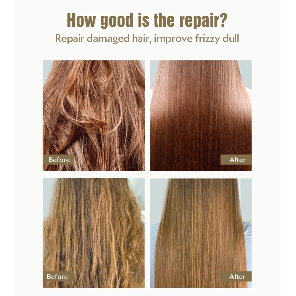 Wholesale Herbal Organic Nourishing Softness Deep Repair Treatment Silky Shiny Healthy Shampoo Set for Damaged Hair