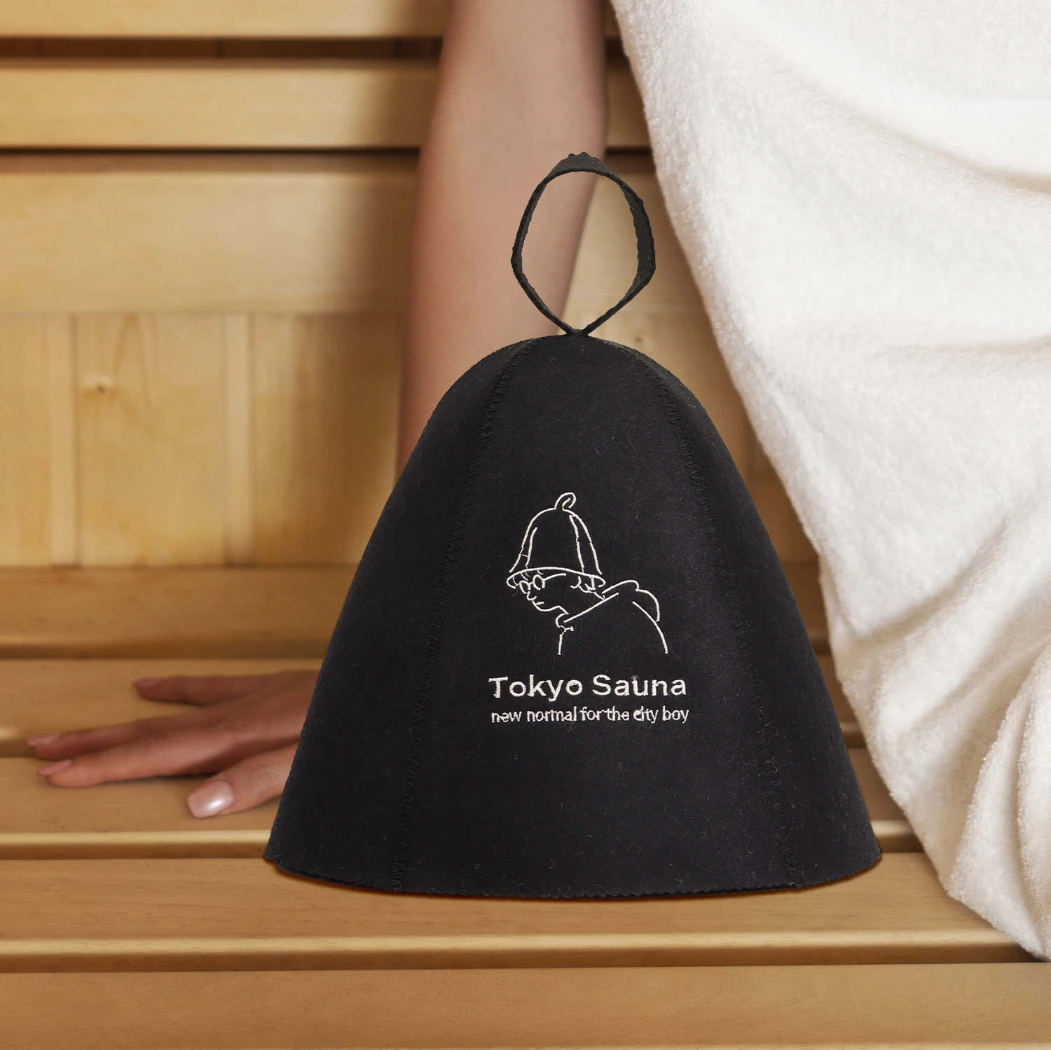 sauna hat viking russian  for men bath sauna hat for man 100% wool felt sauna hat 100% wool felt