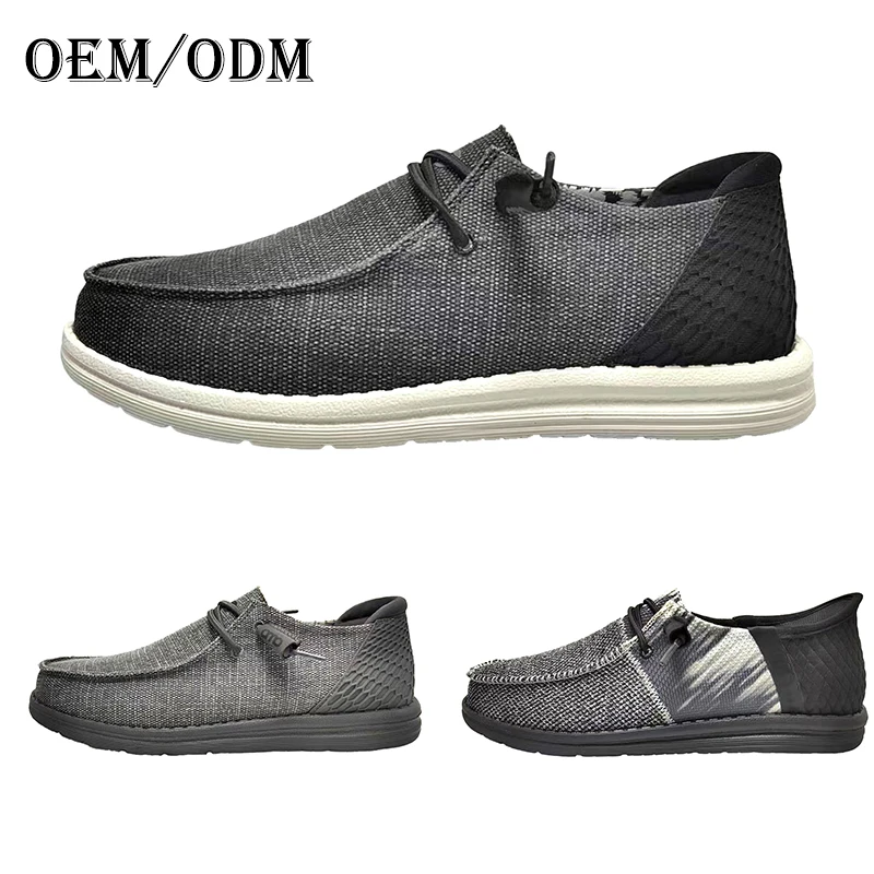 2023 New Style Fashion Comfortable Zapatos Loafers Slip On Casual Cloth Boat Shoes For Men