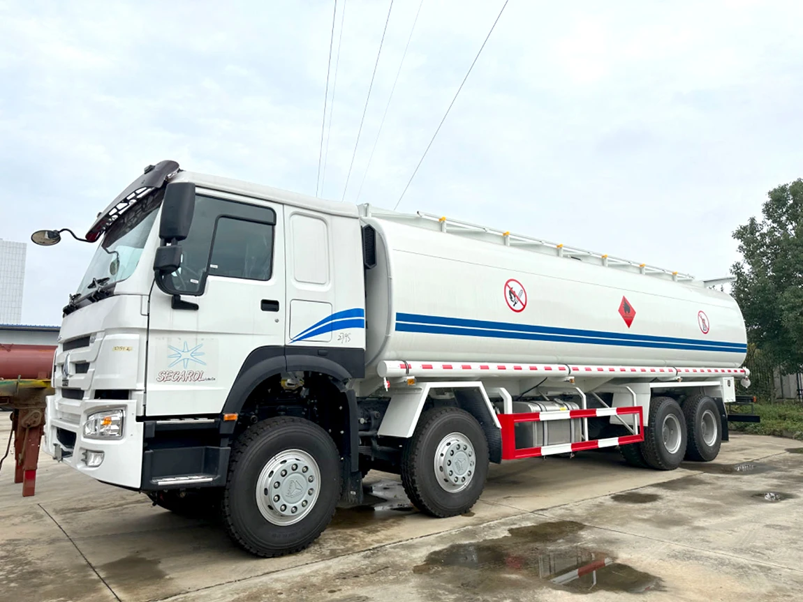 HOWO 400HP 20000 liters fuel tank truck 30000 liters capacity 6x4 oil tanker truck for sale