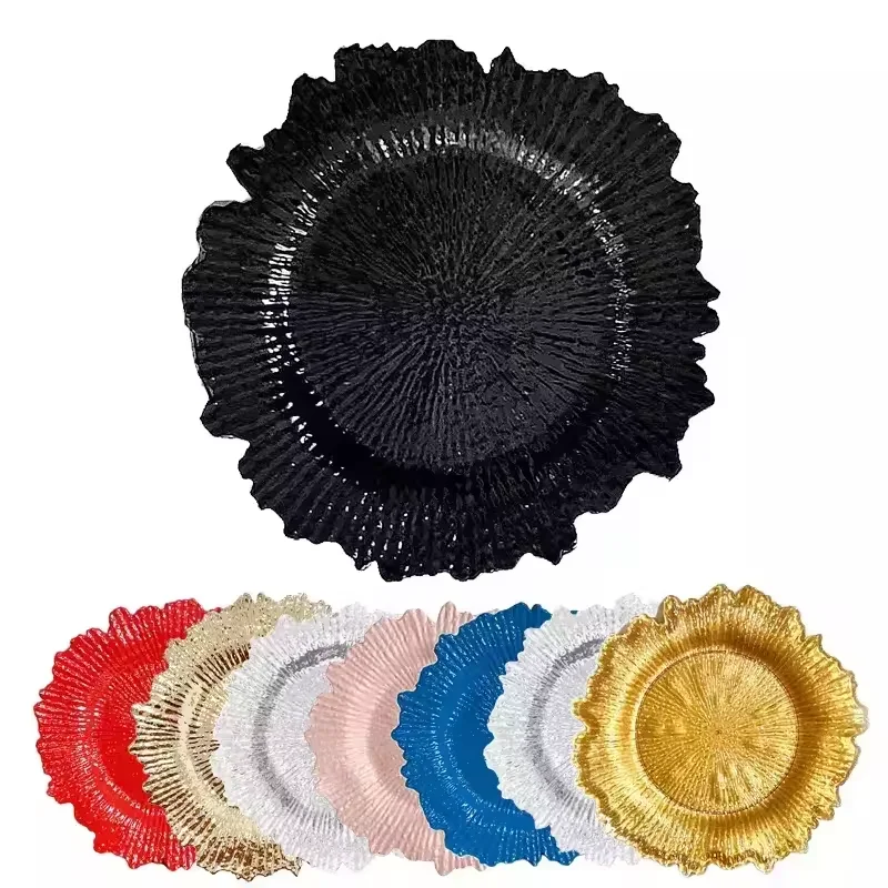 Hot sale 13 inch party supplies decorations events charger plates