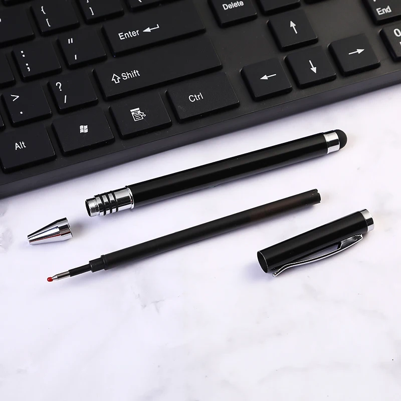 cheap promotion promotional high quality metal roller stylus pen gel ink with logo