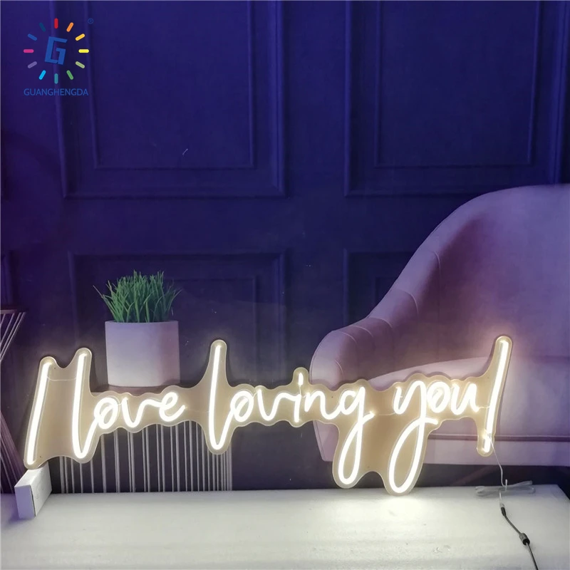 OUX Dropshipping Free Design Custom Led Neon Sign Letters Led Custom Beer Neon Sign Board Light Custom Neon Sign