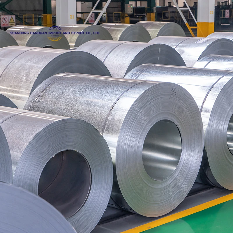 DX51D Cold Rolled GI Steel Coil 0.6mm 180-275g Galvanized Steel Coil Zinc Coated Hot Dipped Galvanized Steel Coils
